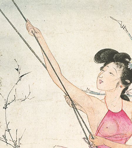 新平-胡也佛的仕女画和最知名的金瓶梅秘戏图